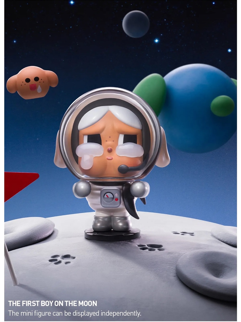 Crybaby Crying to the Moon First Boy on the Moon Figure - Pop Mart